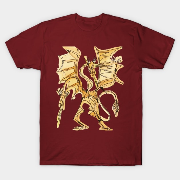 King Ghidorah by Pollux T-Shirt by WorldofPollux